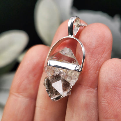 MANIFESTATION Herkimer Diamond Pendant
