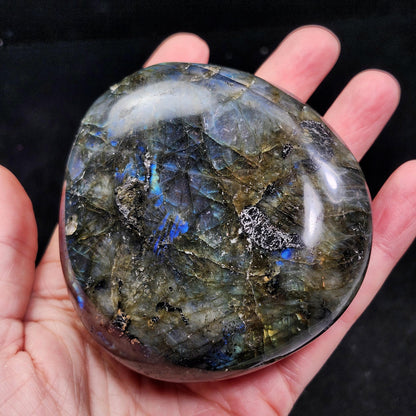 Labradorite Palm Stone 337g