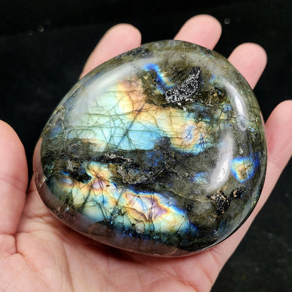 Labradorite Palm Stone 337g
