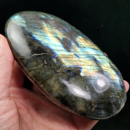 LARGE Labradorite Palm Stone 1lb