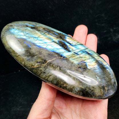 LARGE Labradorite Palm Stone 1lb