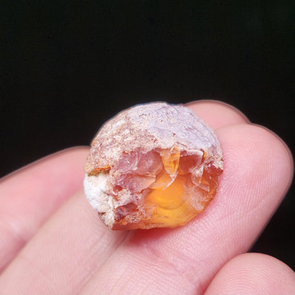 Mexican Fire Agate Crystal 4g, High