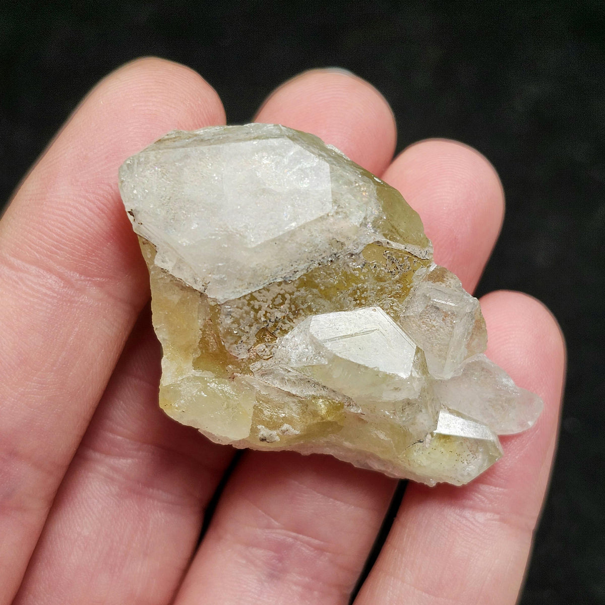 Datolite Crystal with Rainbow Inclusions 29.45g