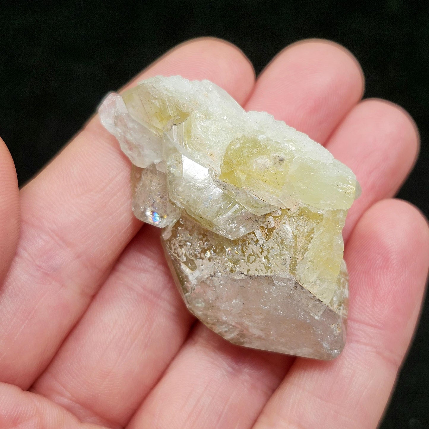Apophyllite & Datolite Crystal 29g