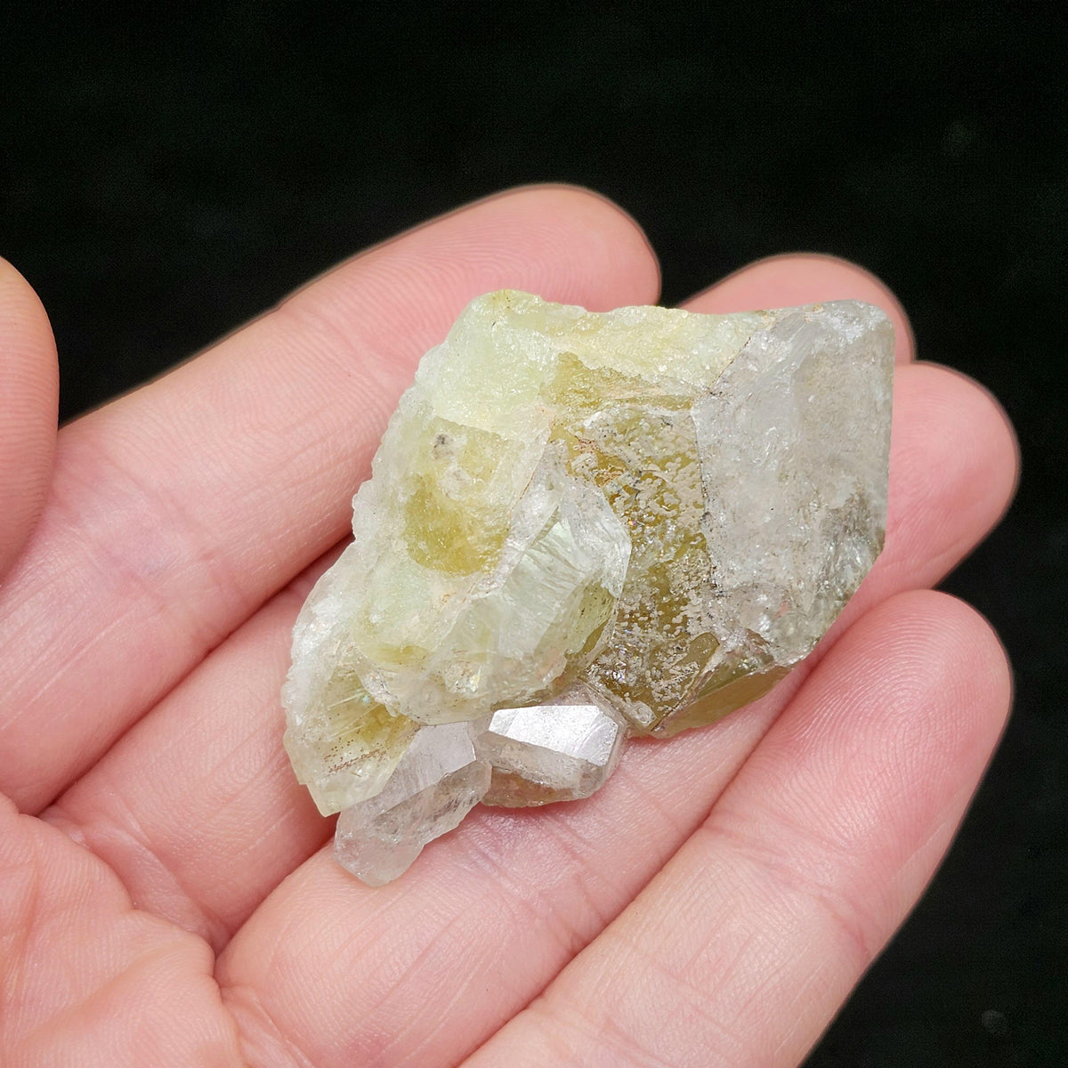 Datolite Crystal with Rainbow Inclusions 29.45g