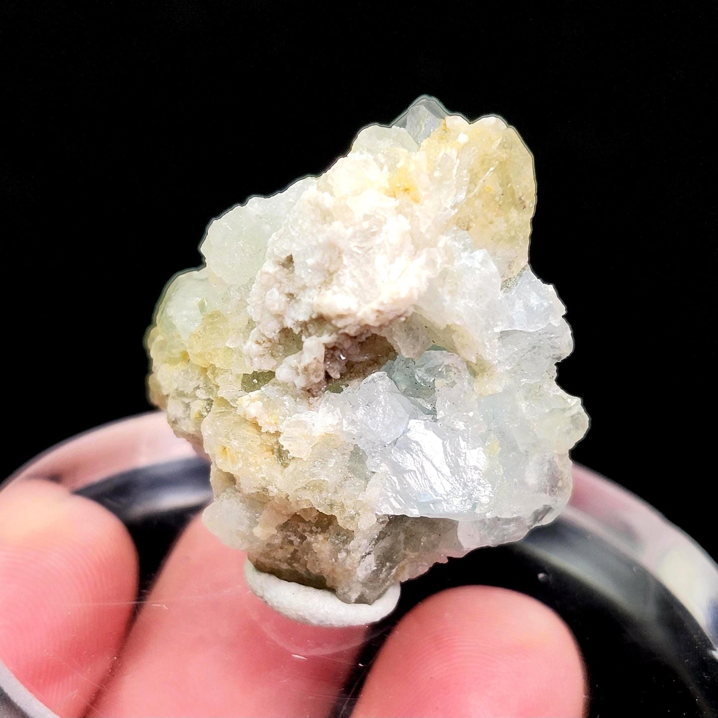 RARE Blue & Gold Euclase Crystal Cluster 14.6g, Brazilian Euclase Specimen