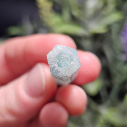 Aquamarine Phantom Double Terminated Crystal 6.6g