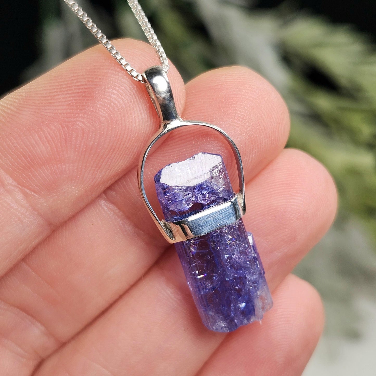 Tanzanite Pendant, Sterling Silver