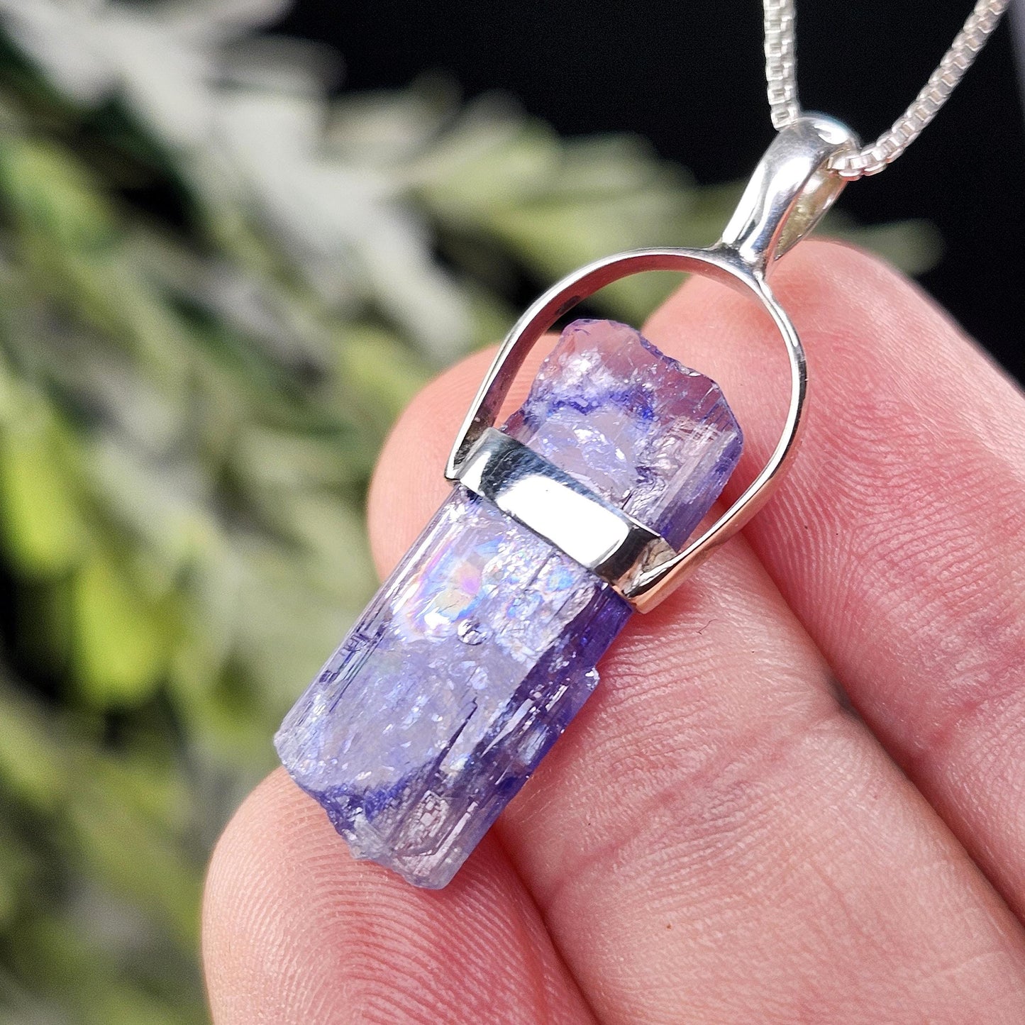Tanzanite Pendant, Sterling Silver