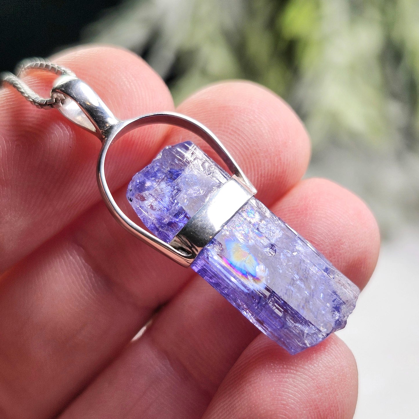 Tanzanite Pendant, Sterling Silver