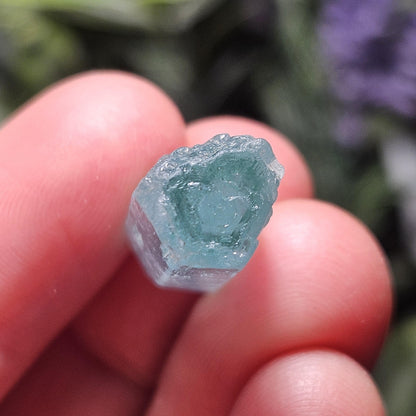 Phantom Aquamarine Crystal 3.8g, Aquamarine & Emerald Raw Specimen