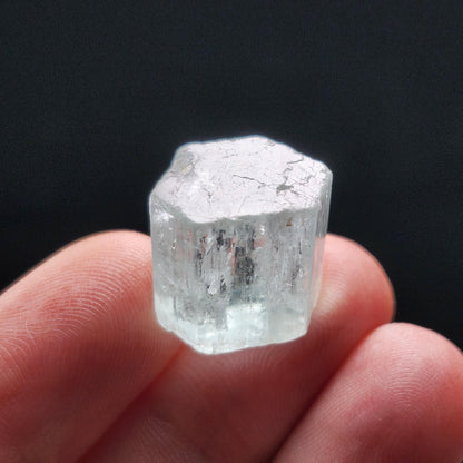 Double Terminated Aquamarine Crystal 5.54g, Raw Aquamarine Specimen