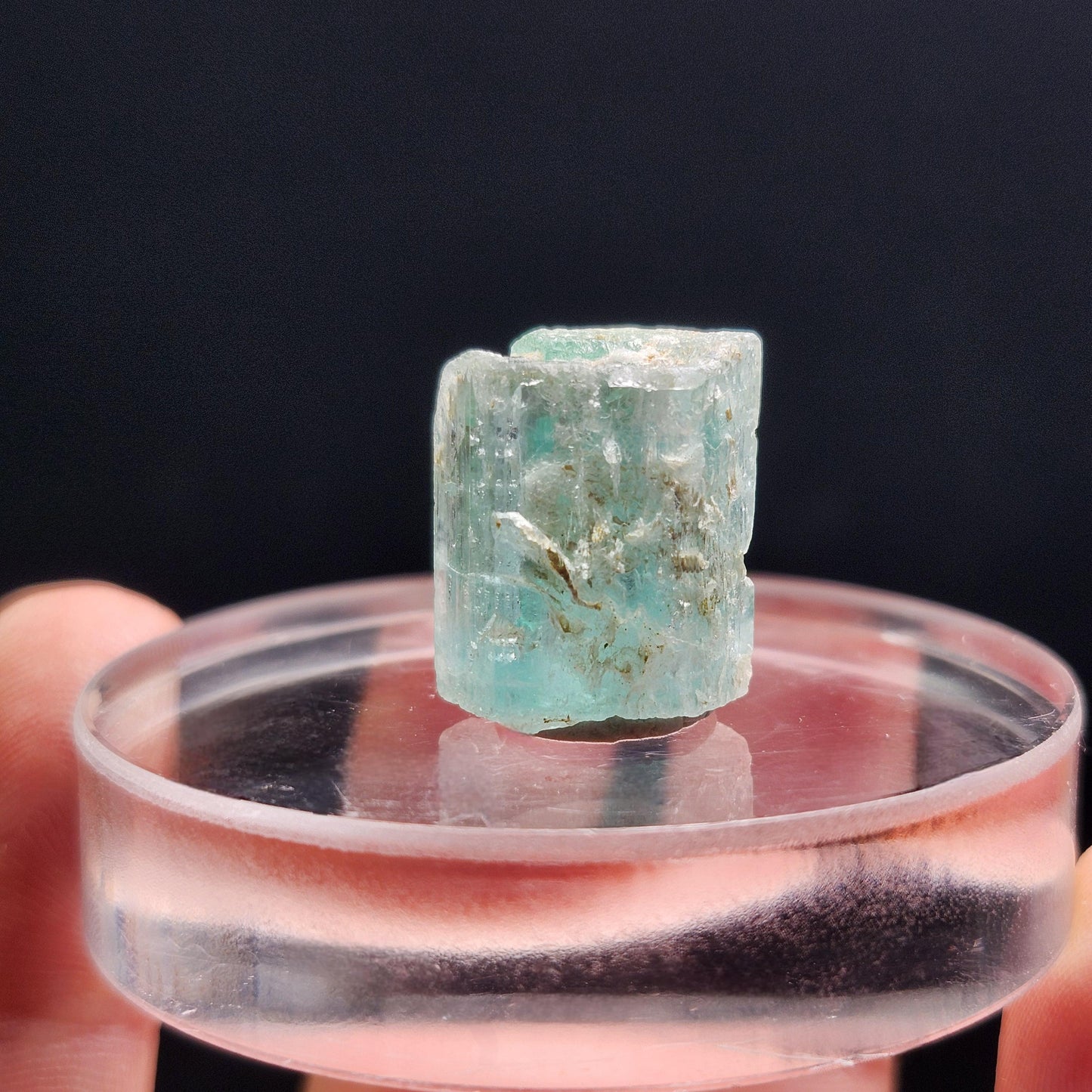 Phantom Emerald Aquamarine Crystal 5.7g