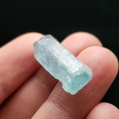 Vanadium Emerald Phantom Crystal 3.8g, Aquamarine & Emerald Raw Specimen