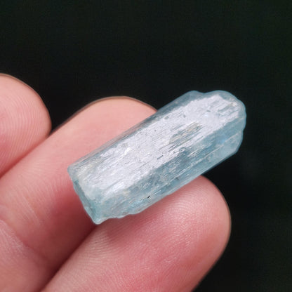 Vanadium Emerald Phantom Crystal 3.8g, Aquamarine & Emerald Raw Specimen