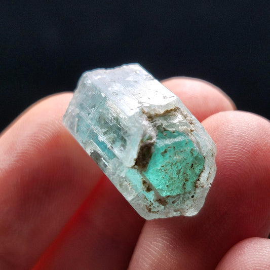 Phantom Emerald Aquamarine Crystal 5.7g