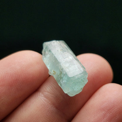 Terminated Emerald Crystal 2.8g, Nigerian Vanadium Emerald, Green Beryl