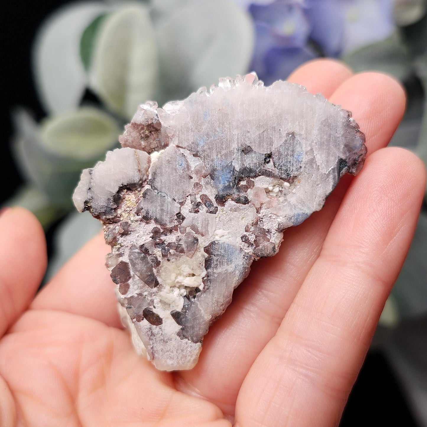 Papagoite Quartz 52g Crystal Cluster