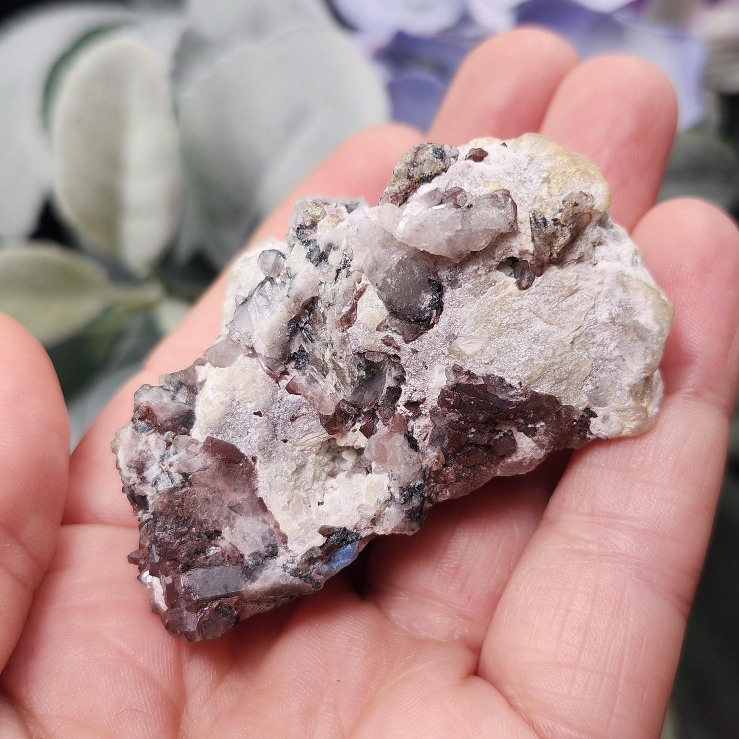 Papagoite Quartz 52g Crystal Cluster