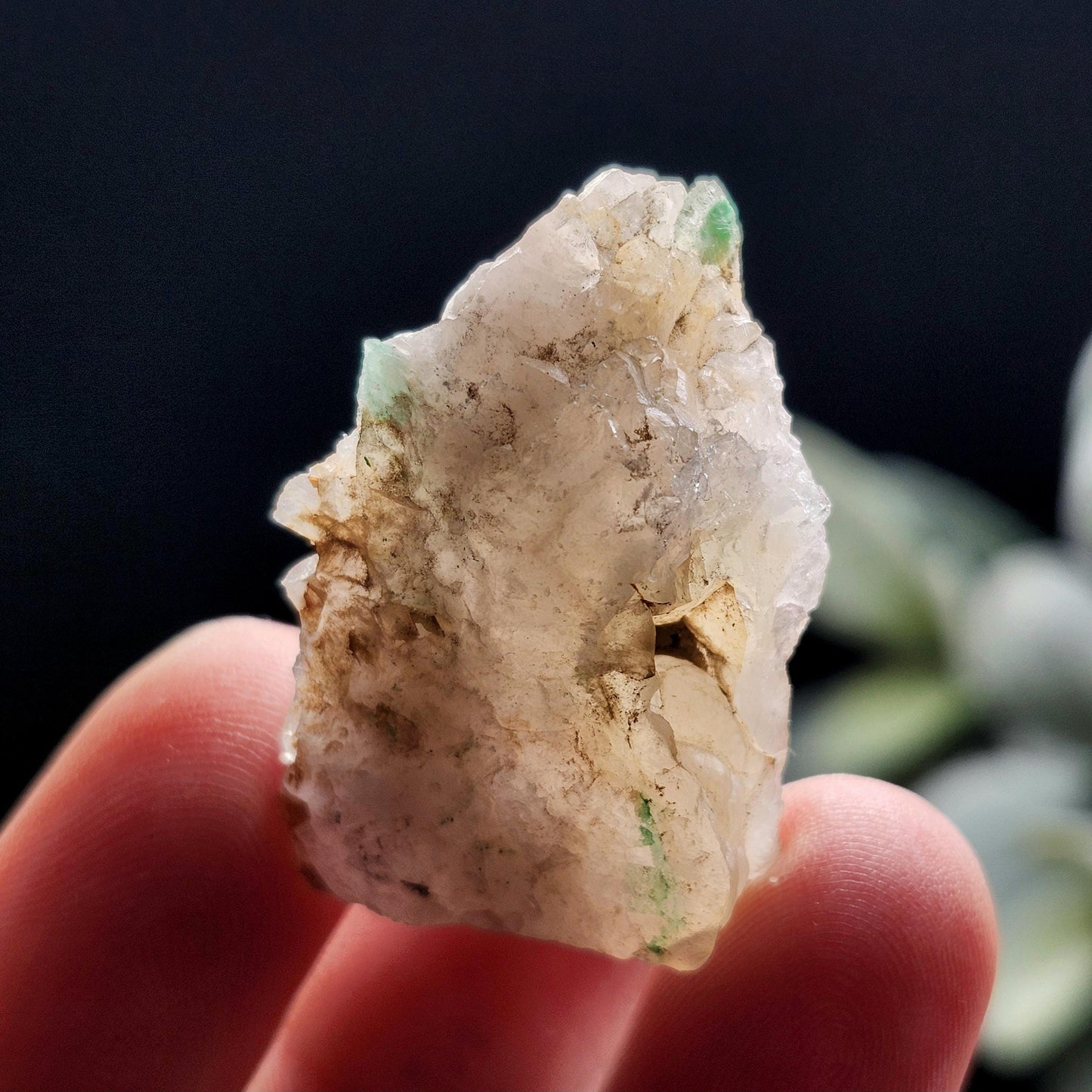 Ajoite Quartz Crystal 12.6g