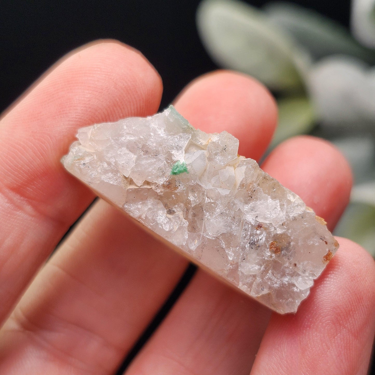 Ajoite Quartz Crystal 12.6g