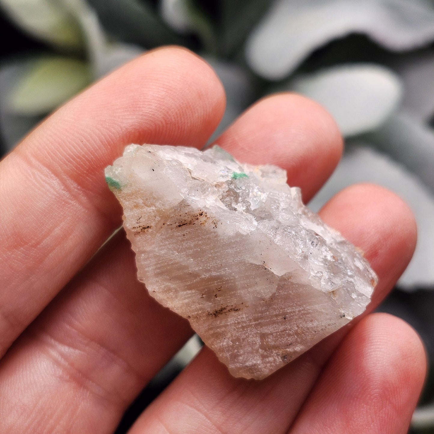 Ajoite Quartz Crystal 12.6g