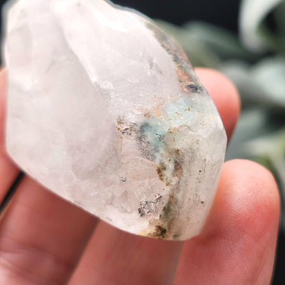 Ajoite Quartz Crystal 37g