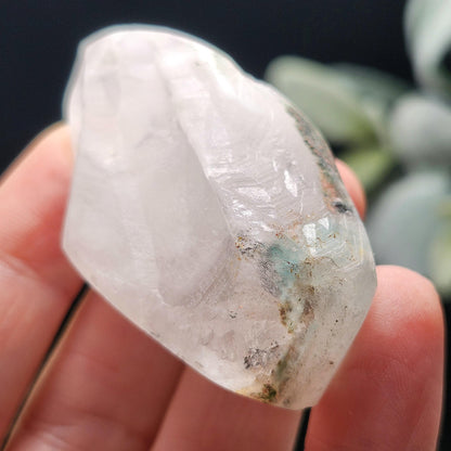 Ajoite Quartz Crystal 37g