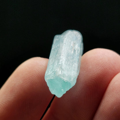 Phantom Aquamarine Crystal 3.8g, Aquamarine & Emerald Raw Specimen
