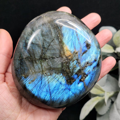 LARGE Labradorite Palm Stone 403g
