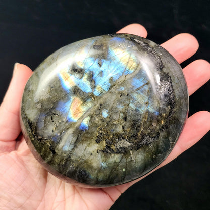 LARGE Labradorite Palm Stone 1lb