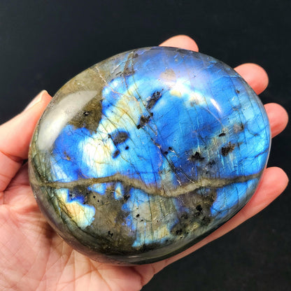 LARGE Labradorite Palm Stone 1lb