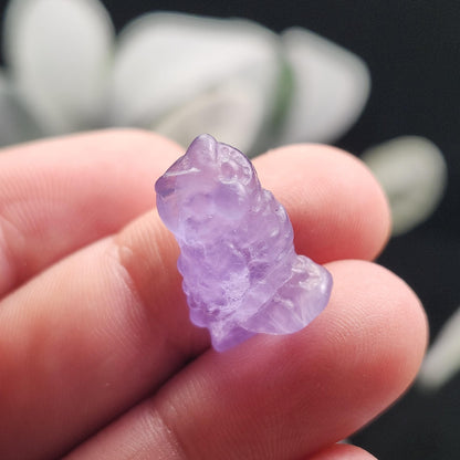 Rainbow Fluorite Owl