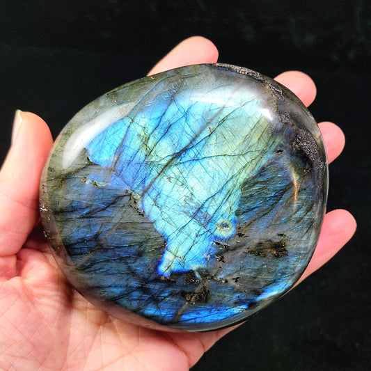 LARGE Labradorite Palm Stone 403g