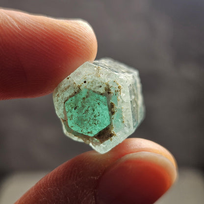 Phantom Emerald Aquamarine Crystal 5.7g