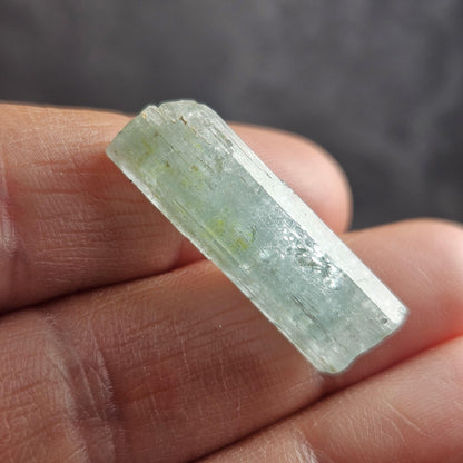 Terminated Aquamarine Crystal from Nigeria 3.55g, Nigerian Emerald Aquamarine, Vanadium Beryl