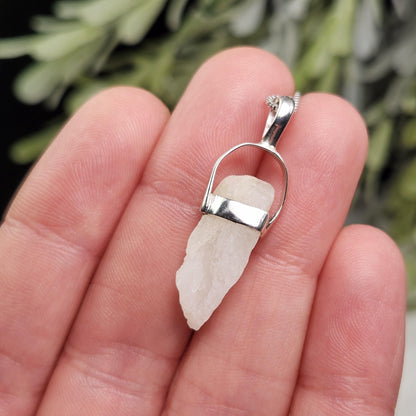 Phenacite Pendant, Sterling Silver Nigerian Phenakite Necklace