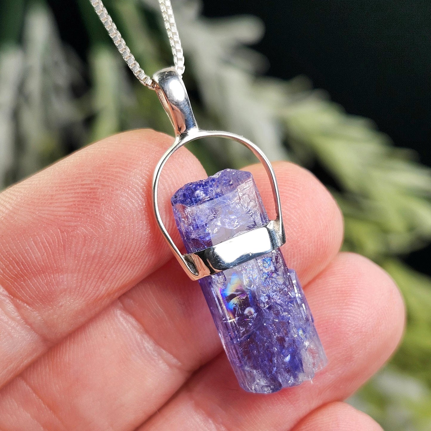 Tanzanite Pendant, Sterling Silver