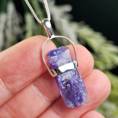 Tanzanite Pendant, Sterling Silver