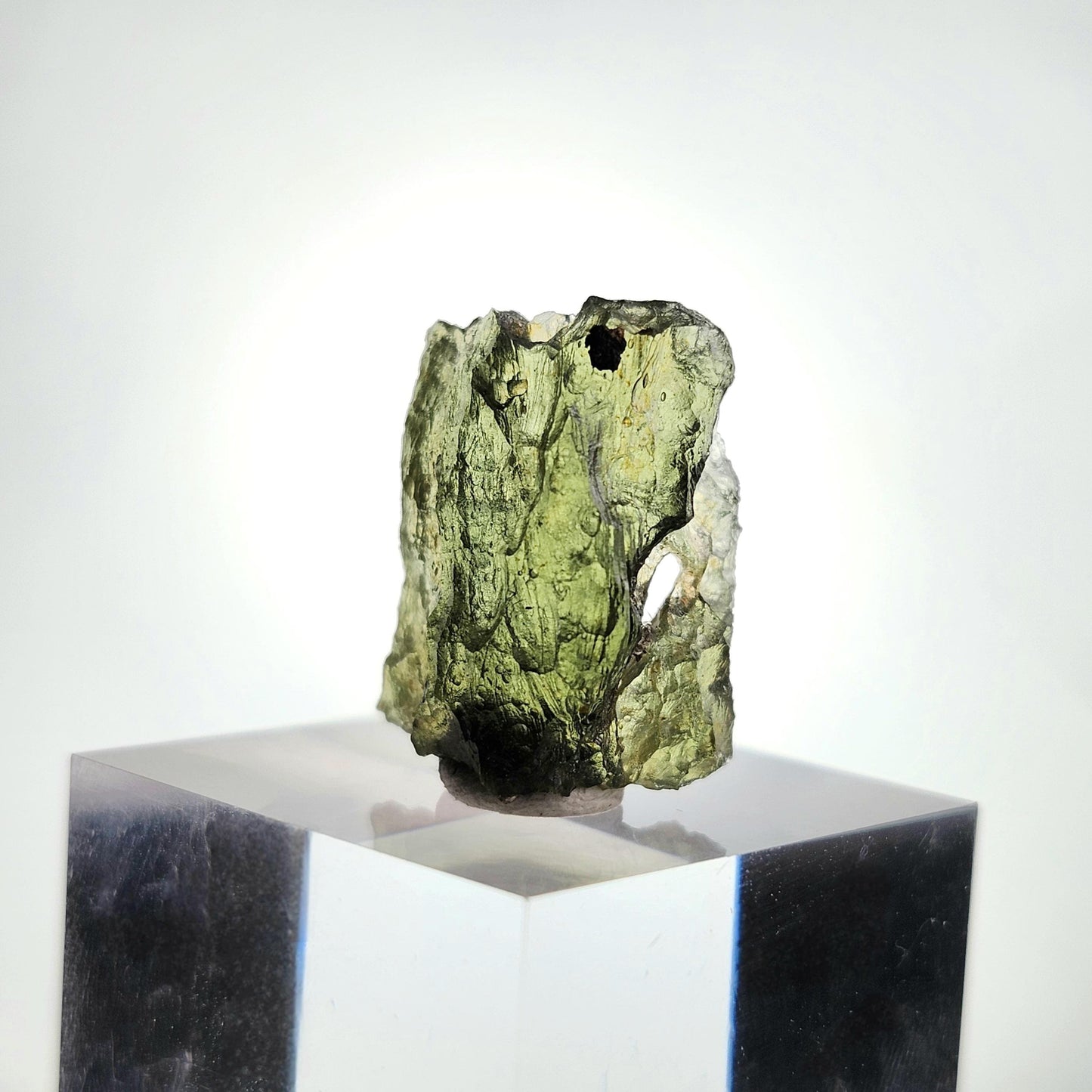 Moldavite 1.9g with Natural HOLE