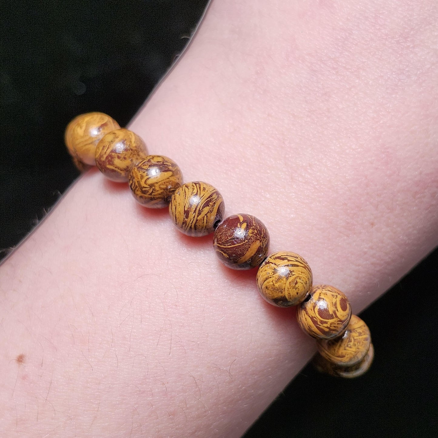 Calligraphy Jasper Bracelet