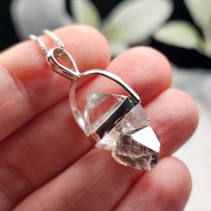 MANIFESTATION Herkimer Diamond Pendant
