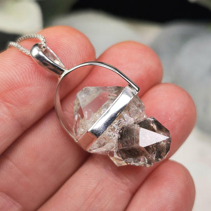 MANIFESTATION Herkimer Diamond Pendant