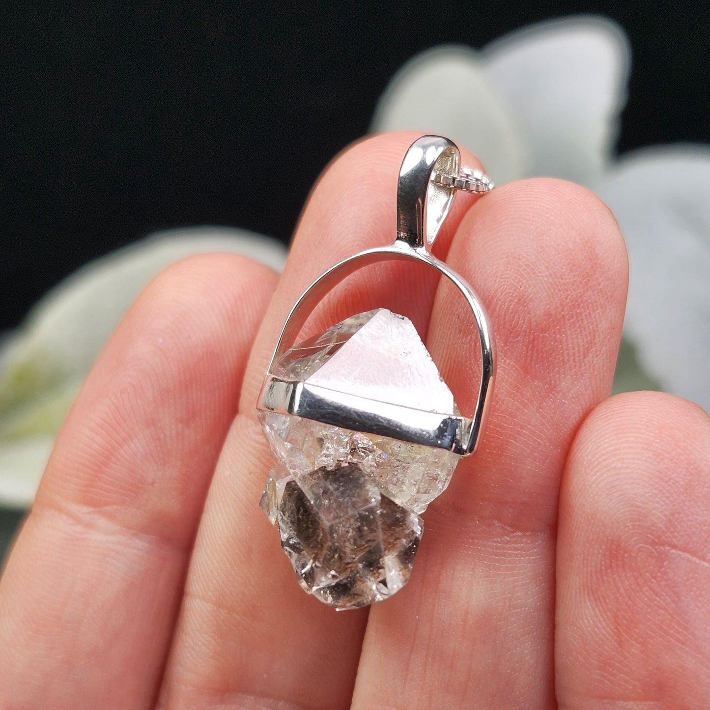 MANIFESTATION Herkimer Diamond Pendant