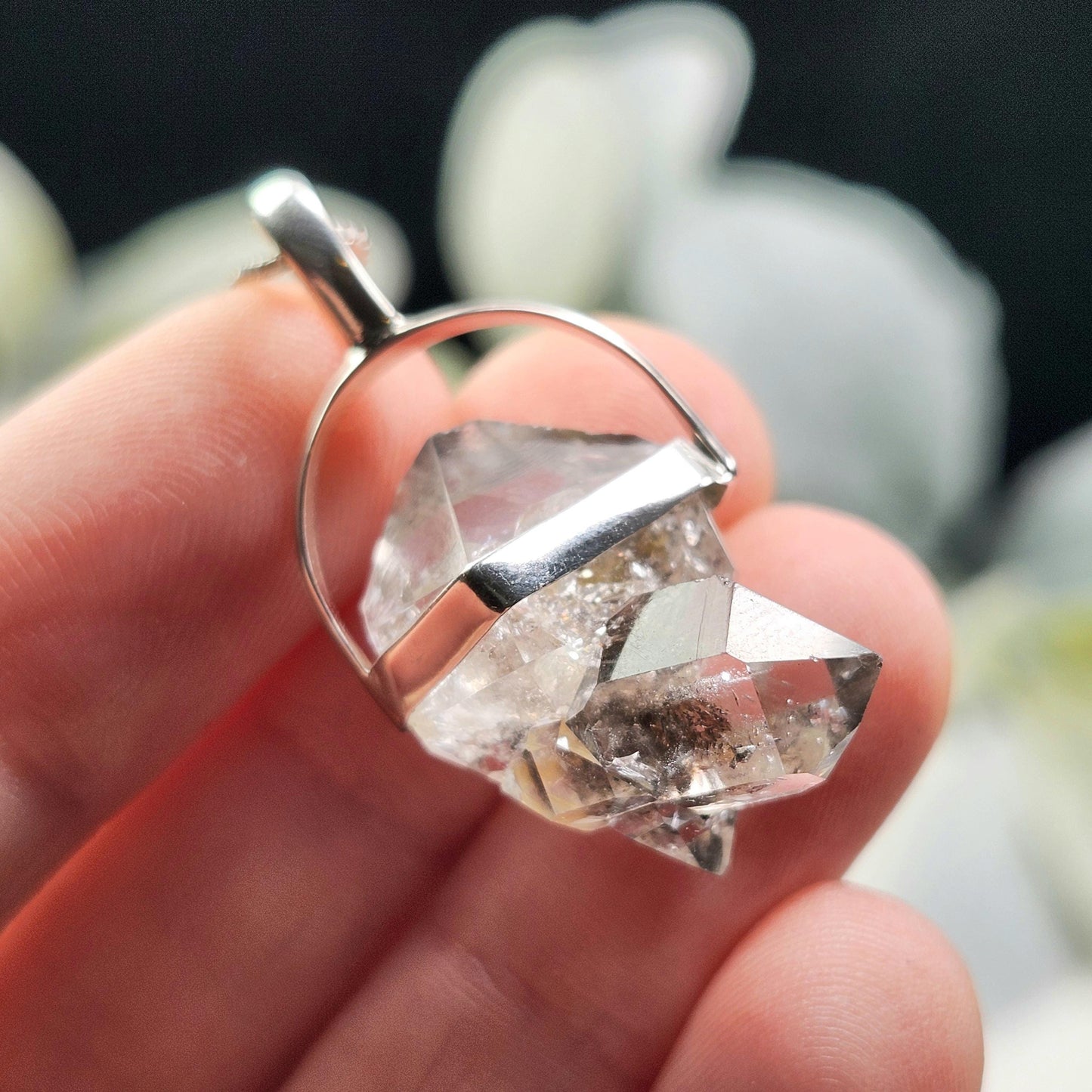MANIFESTATION Herkimer Diamond Pendant