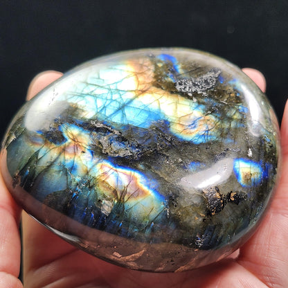 Labradorite Palm Stone 337g