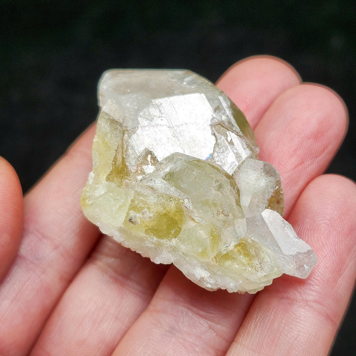 Datolite Crystal with Rainbow Inclusions 29.45g
