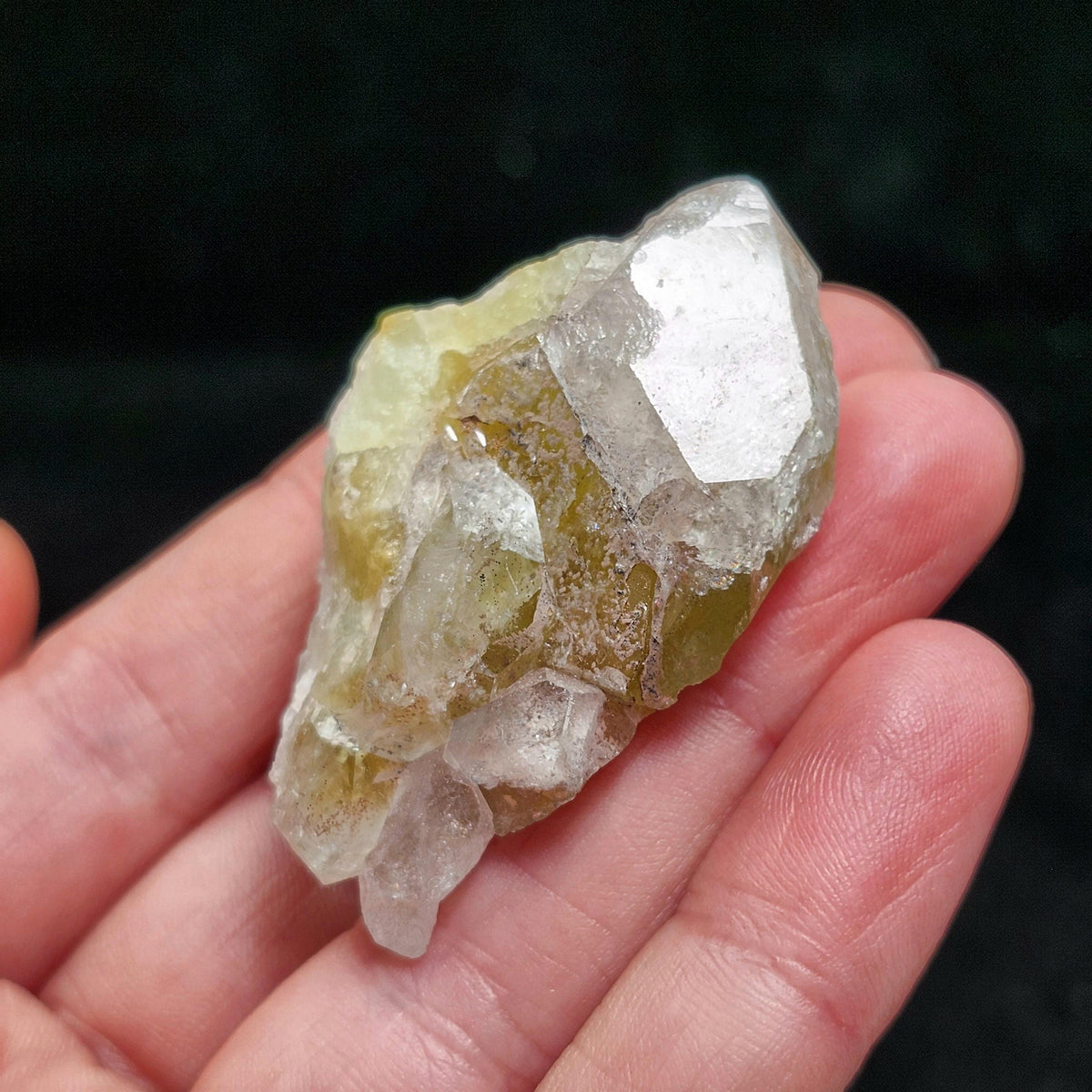 Datolite Crystal with Rainbow Inclusions 29.45g