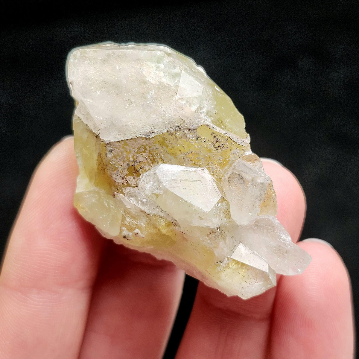 Datolite Crystal with Rainbow Inclusions 29.45g