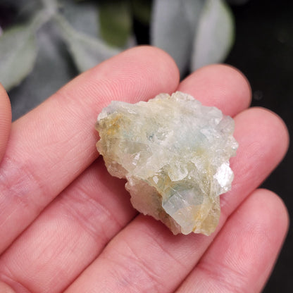 RARE Blue & Gold Euclase Crystal Cluster 14.6g, Brazilian Euclase Specimen